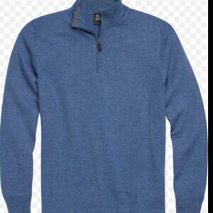 Jos A Bank Quarter Zip Merino Wool Sweater